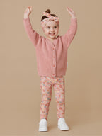 Rainbow Flower Bear 2 Pack Headband - Dusty Rose / Lavender