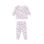 Magical Unicorn Pj Set - Bright Orchid