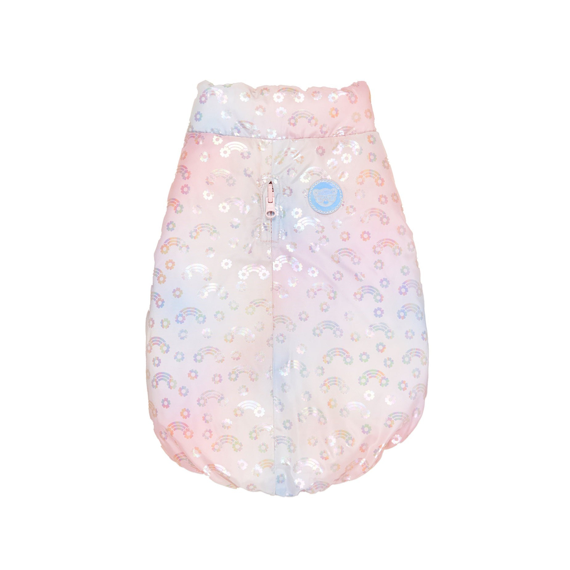 Rainbow Reversible Dog Vest - Rosebud