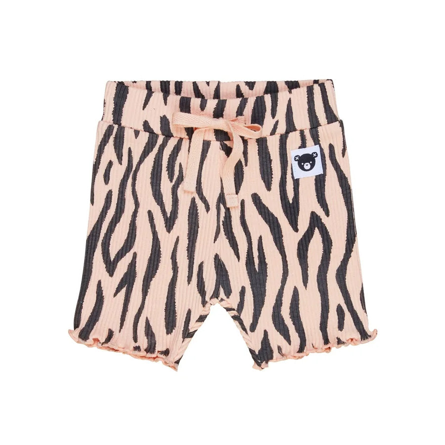 Huxbaby Tiger Rib Short With Lettuce Edge