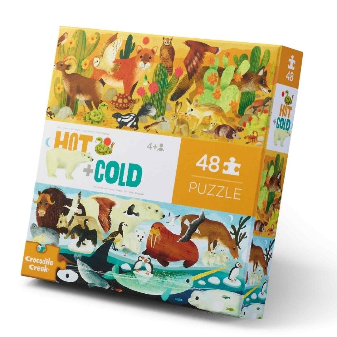 Opposites Puzzle 48 Piece - Hot and Cold