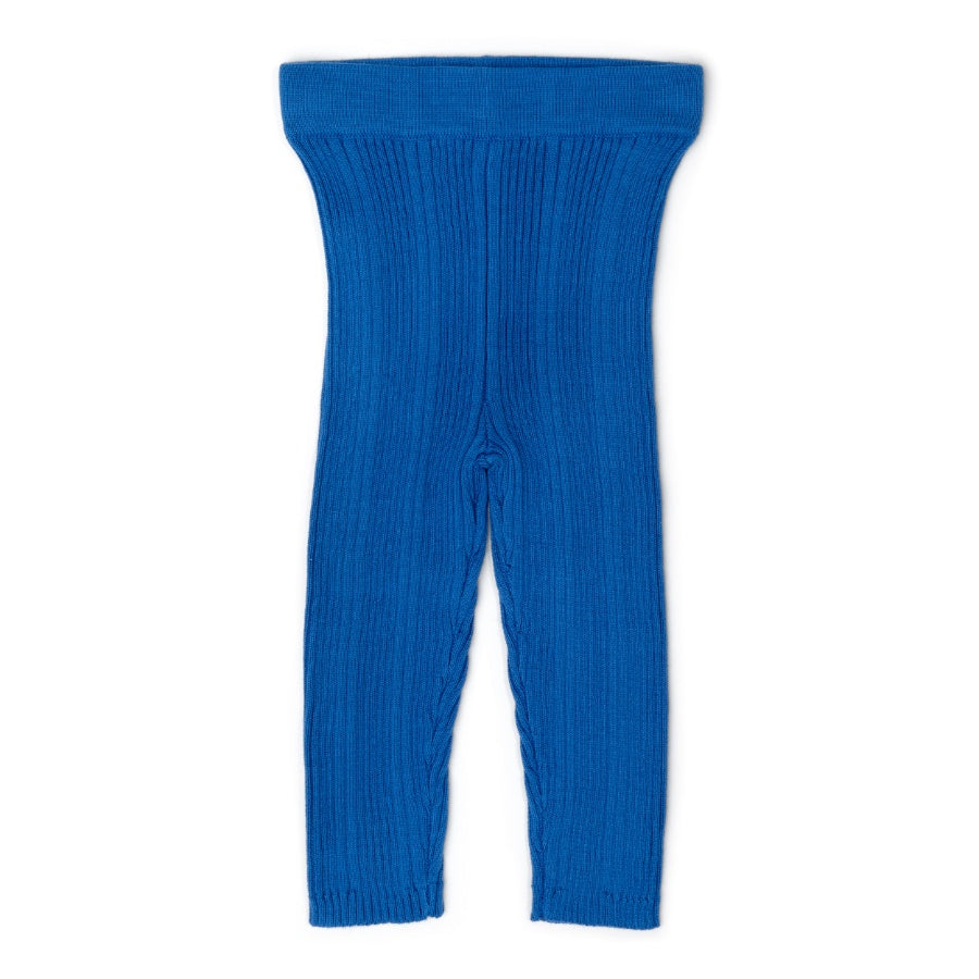 Grown Organic Ribbed Leggings - Cobalt