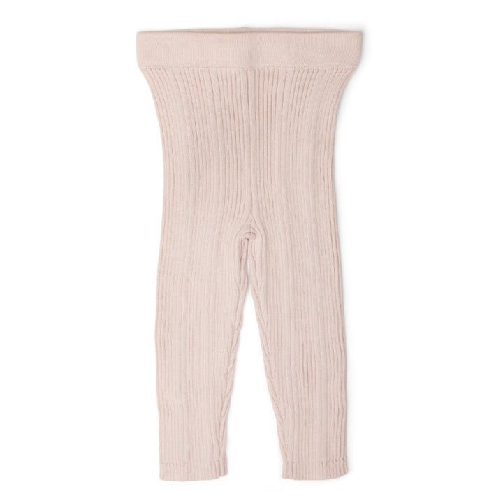 Grown Organic Ribbed Leggings - Pink Salt