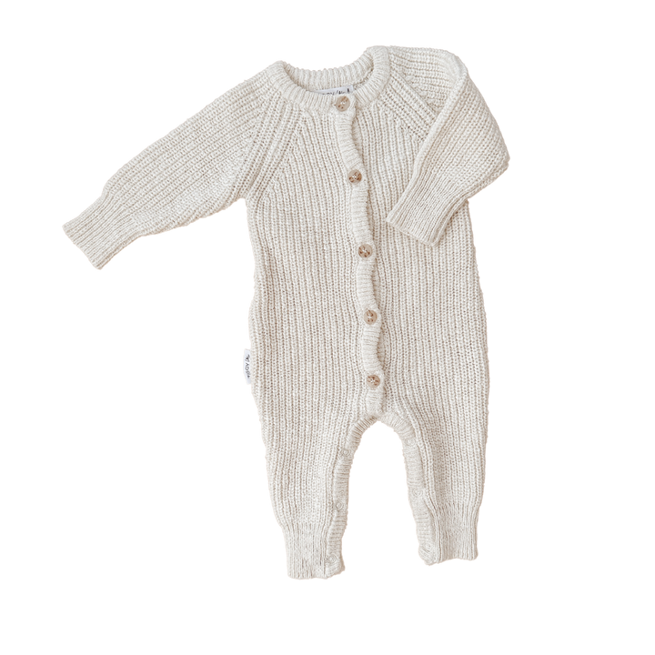 Ziggy Lou - Classic Knit Romper | Coconut