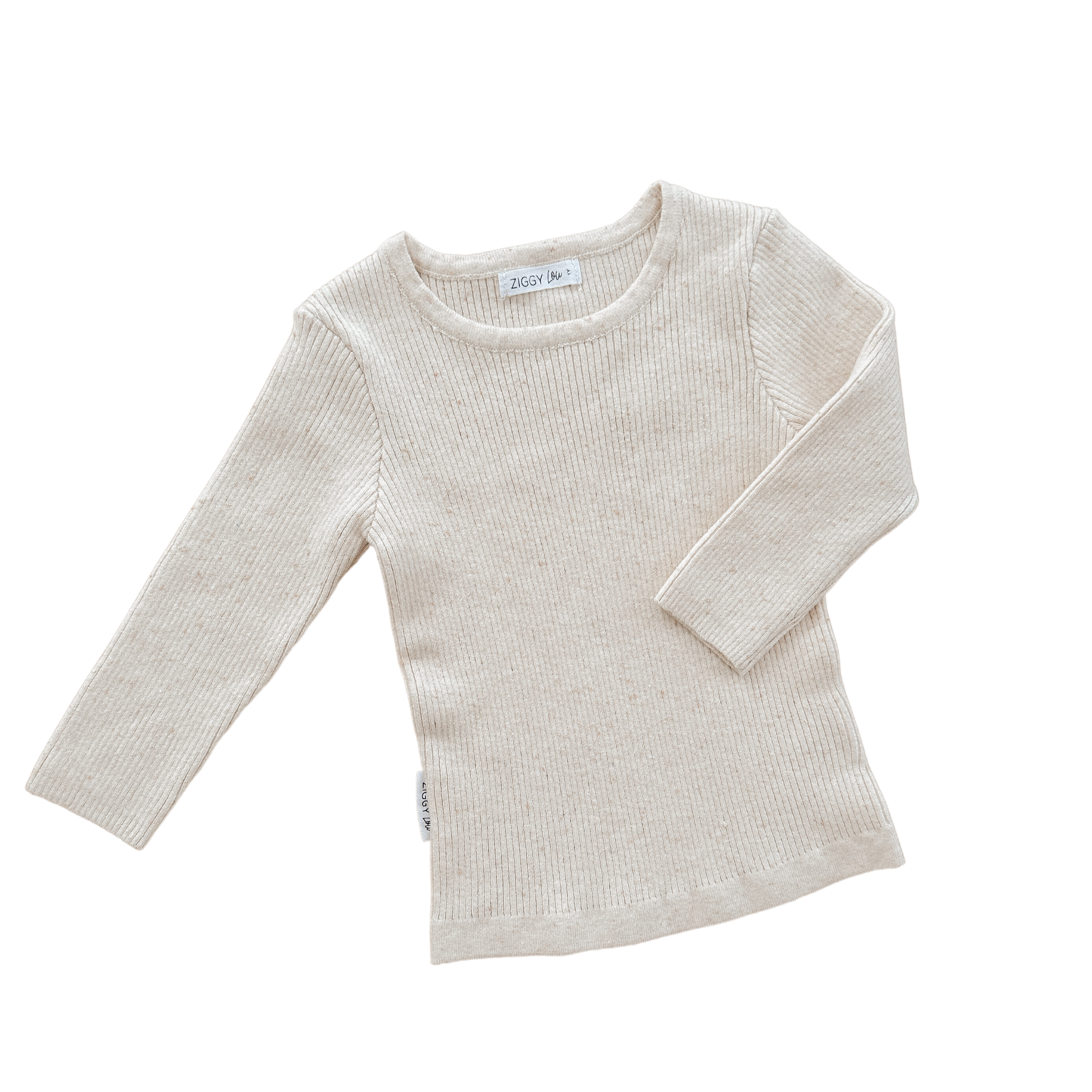 Ziggy Lou - Ribbed Top | Biscotti Fleck