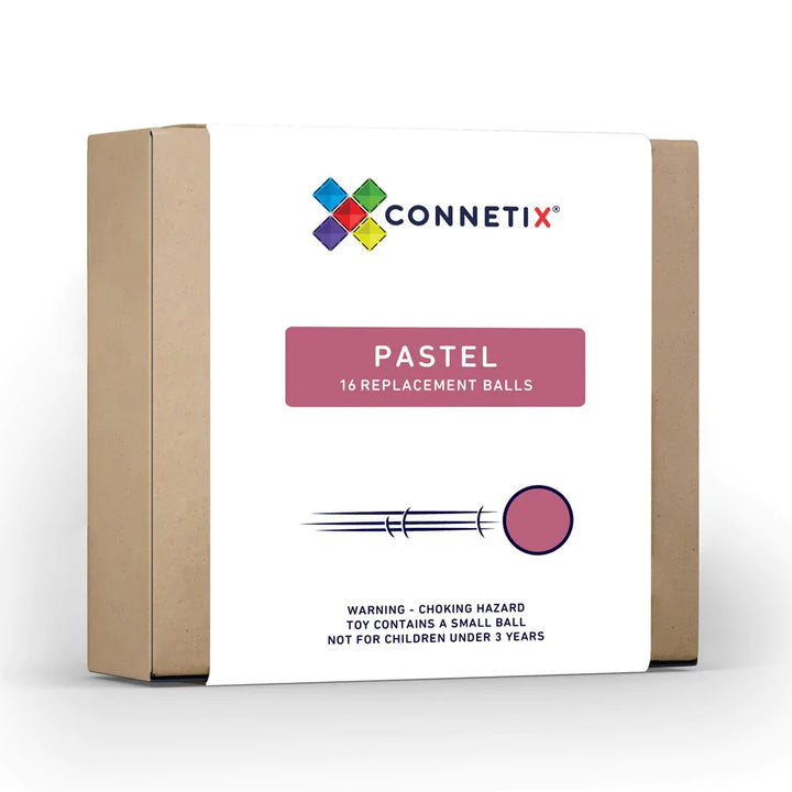 Connetix Tiles - 16 Piece Replacement Ball Pack | Pastel