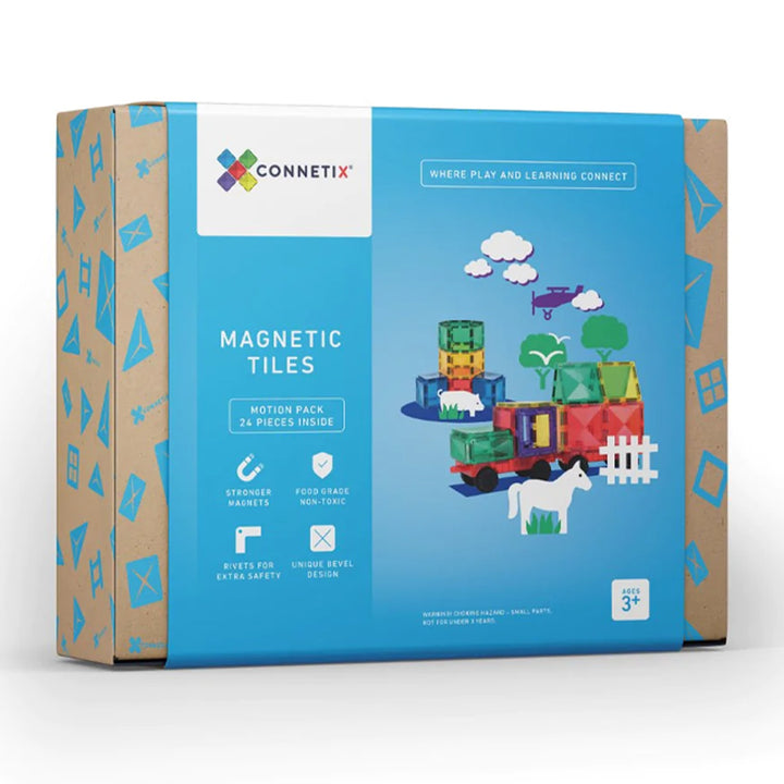 Connetix Tiles - 24 Piece Motion Set