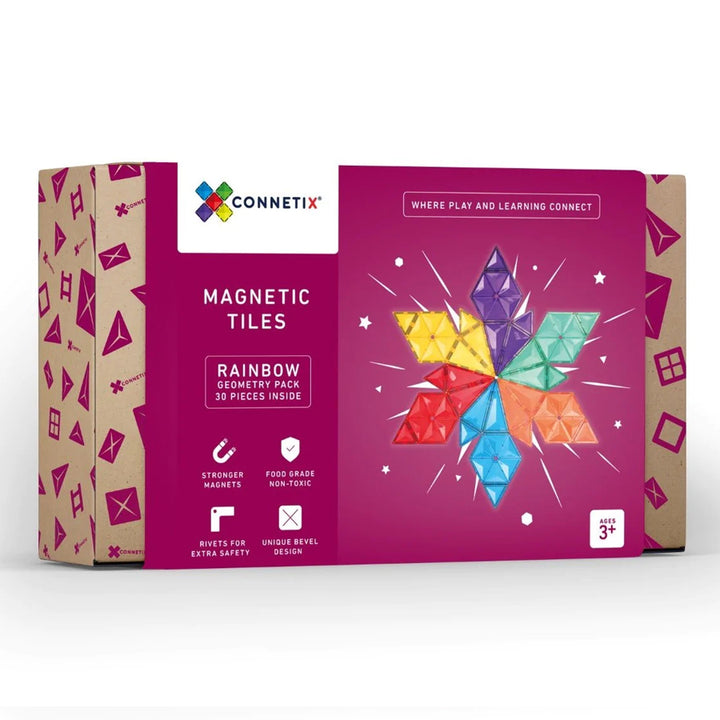 Connetix Tiles - 30 Piece Geometry Set