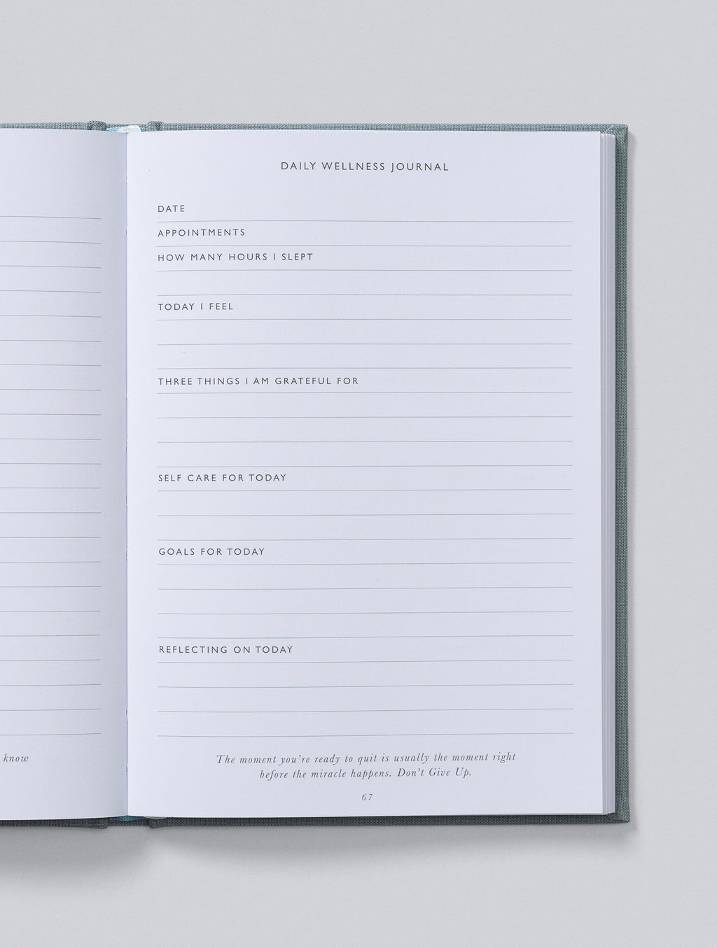 Write To Me - IVF Journal - Grey