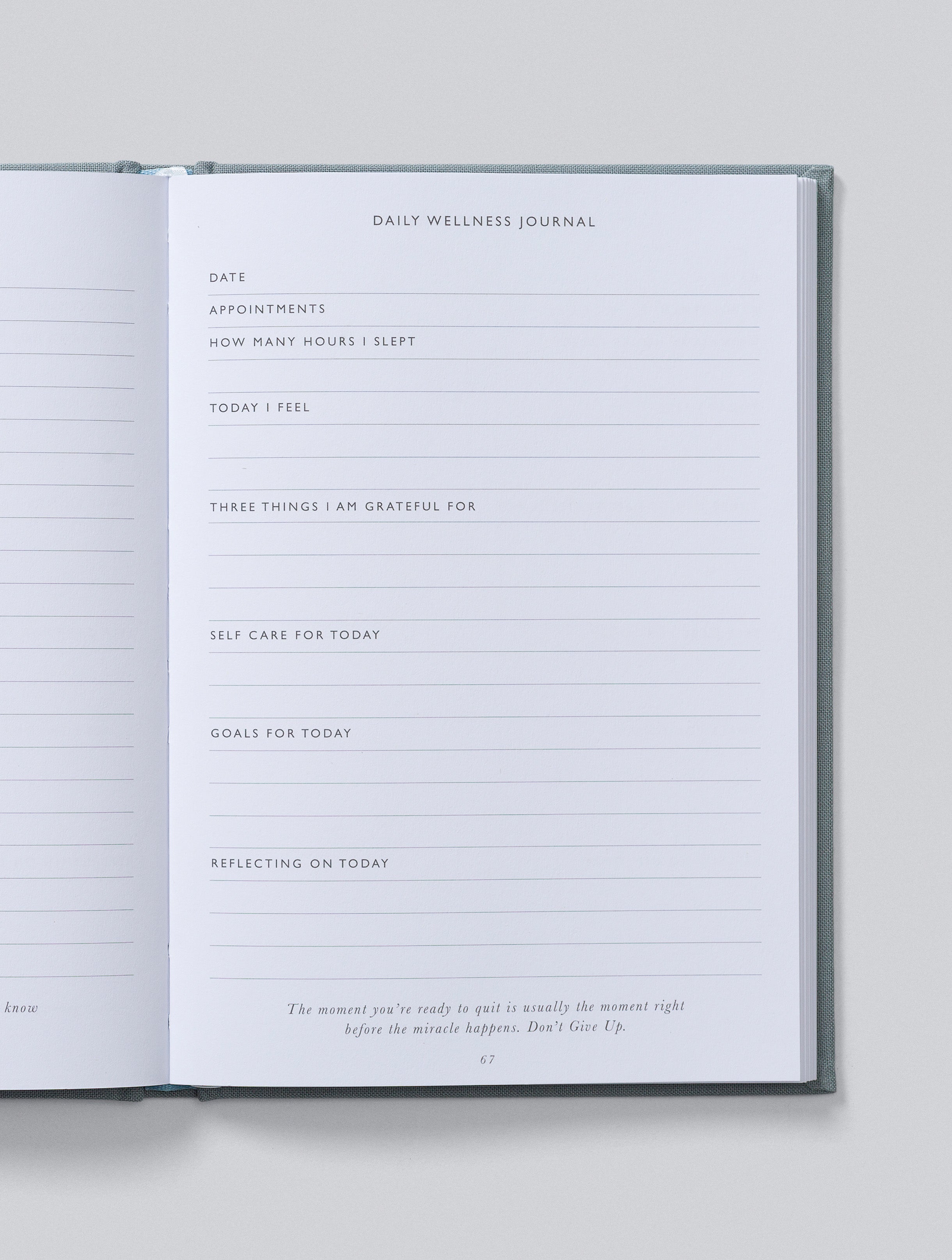 Write To Me - IVF Journal - Grey