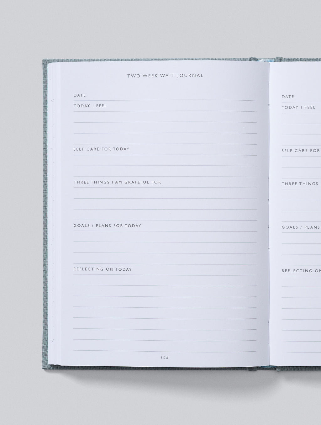 Write To Me - IVF Journal - Grey