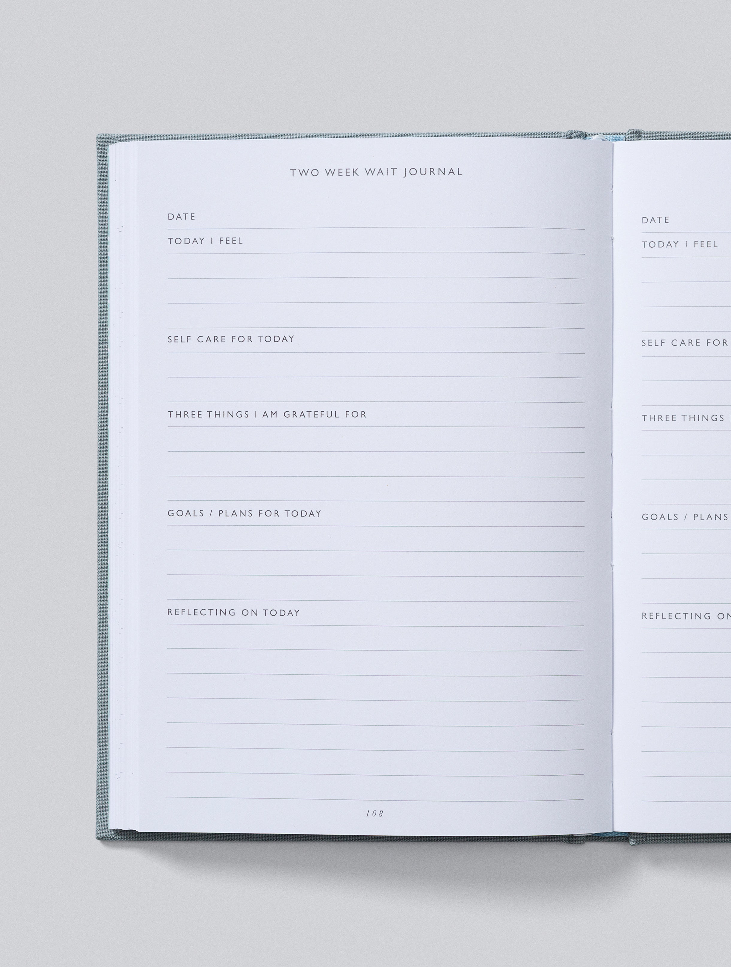 Write To Me - IVF Journal - Grey