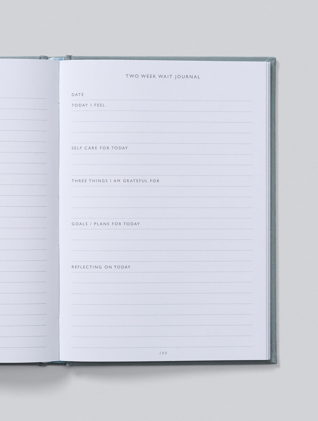 Write To Me - IVF Journal - Grey