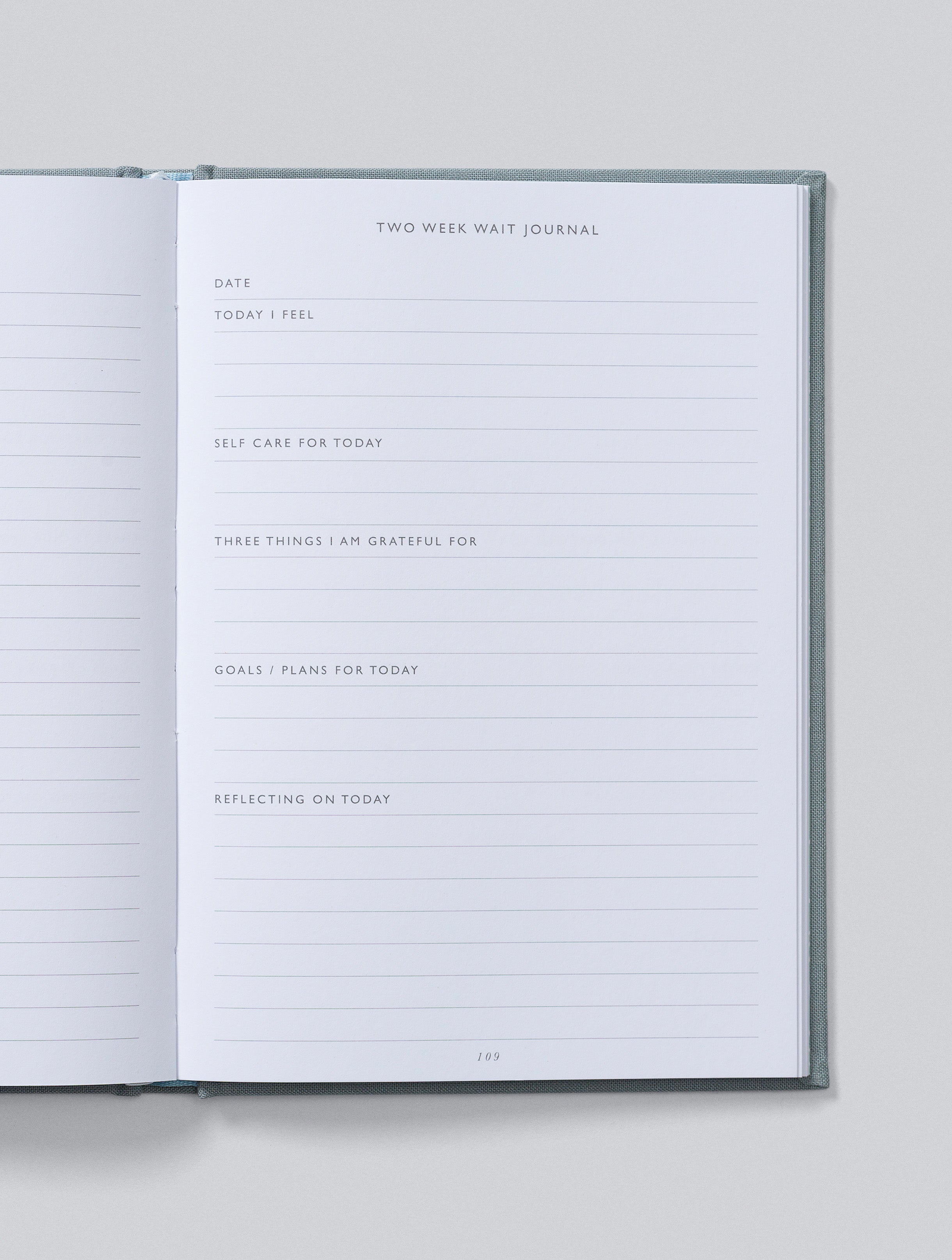 Write To Me - IVF Journal - Grey