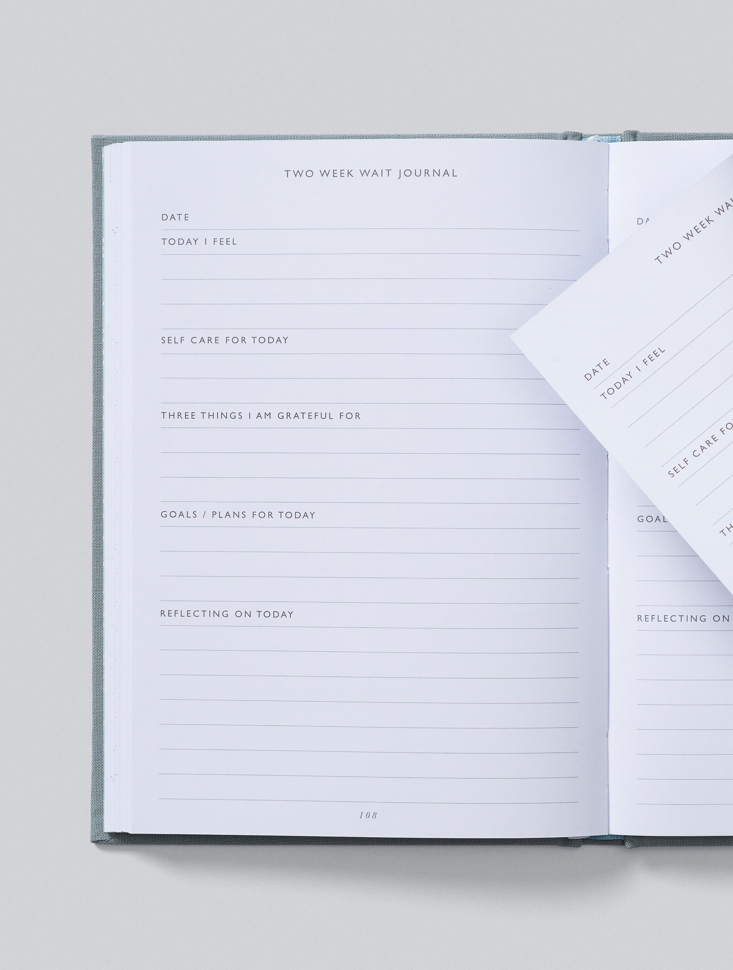 Write To Me - IVF Journal - Grey