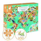 200 Piece Educational Dinosaur Puzzle