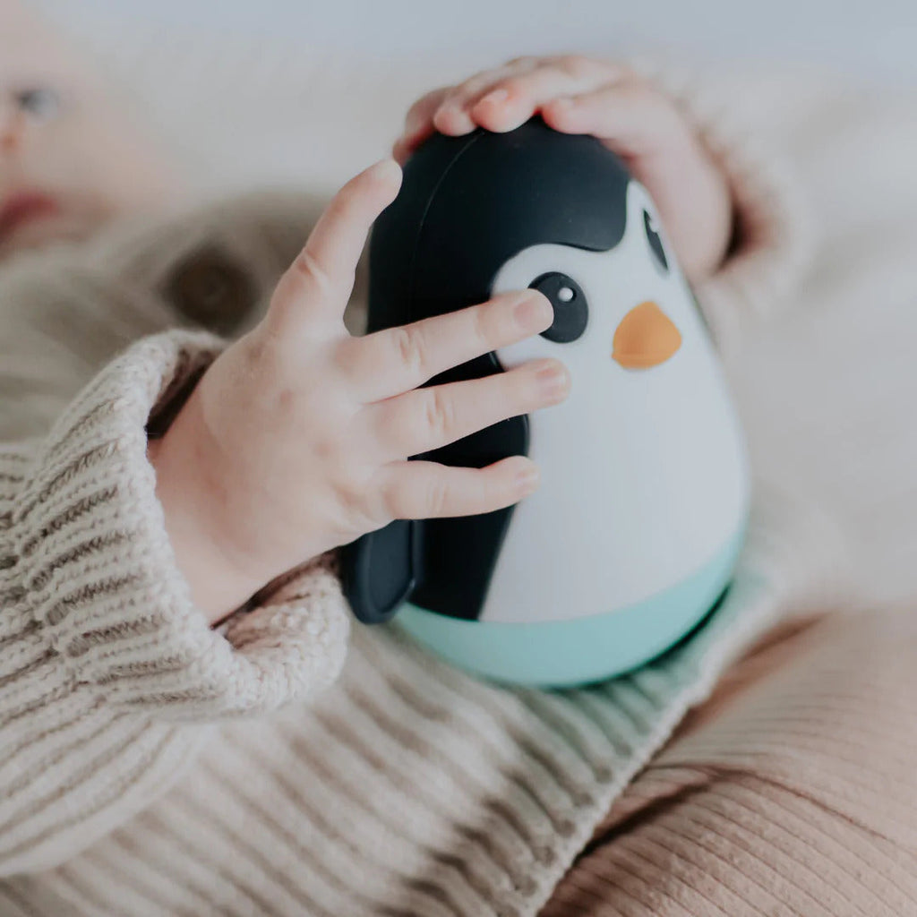 Penguin Wobble - Soft Blue