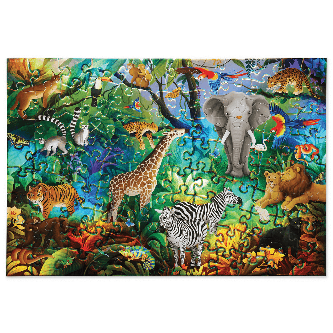 Holographic Puzzle 100 Piece - Jungle Paradise