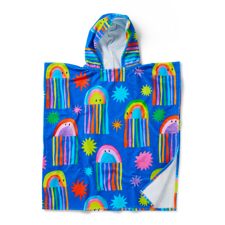 Halcyon Nights Here We Glow Kids Hooded Towel