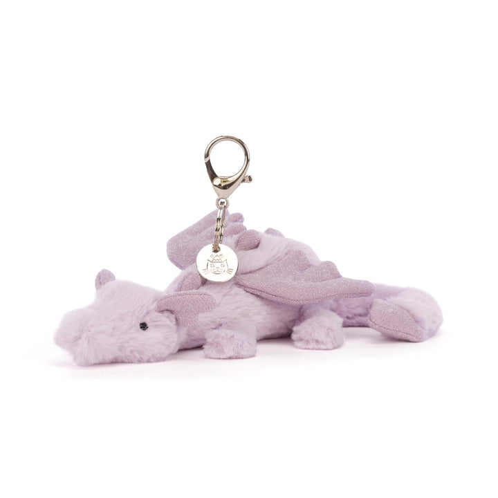 Jellycat Lavender Dragon Bag Charm