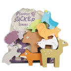 Petilou Forest Stacking Animals & Bag
