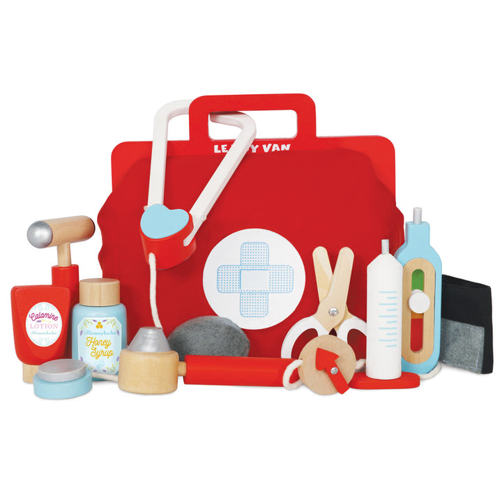 Wooden Doctor's Set with Bag