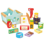 Wooden Groceries and Scanner