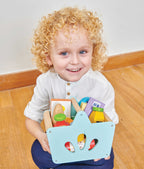 Wooden Groceries and Scanner