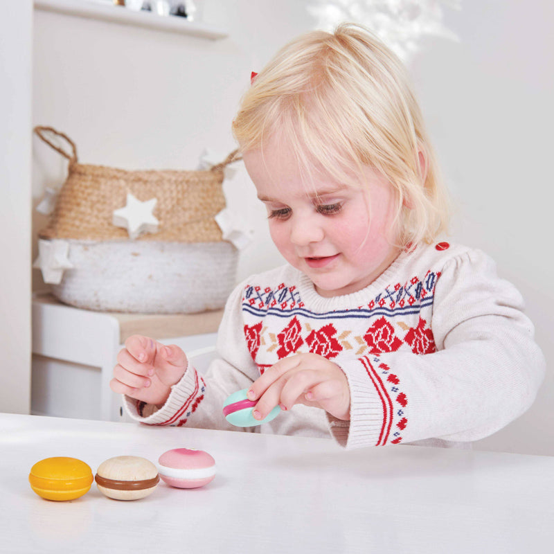 Wooden Macaron Set