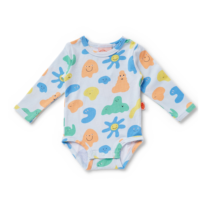 Halcyon Nights Long Sleeve Bodysuit - Jelly Jiggle