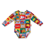 Halcyon Nights Long Sleeve Bodysuit - Look At Our Tails