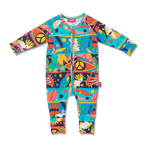 Halcyon Nights Long Sleeve Romper - Bush Paradise