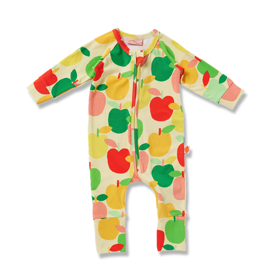 Halcyon Nights Long Sleeve Romper - A Is For Apple Baby