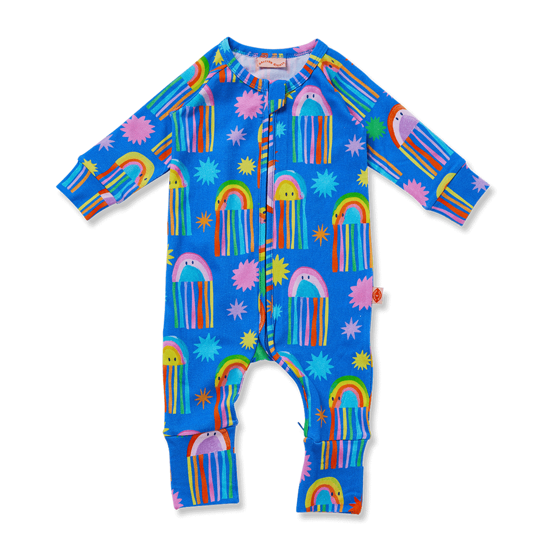 Halcyon Nights Here We Glow Long Sleeve Zip Suit