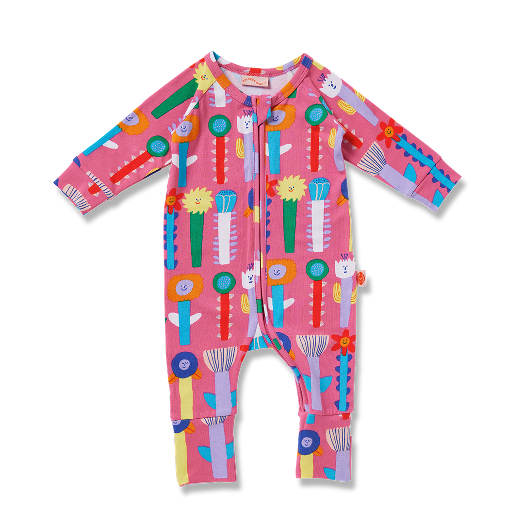 Halcyon Nights Long Sleeve Romper -Growing Tall