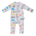 Halcyon Nights Long Sleeve Zipsuit - Cloudy Day