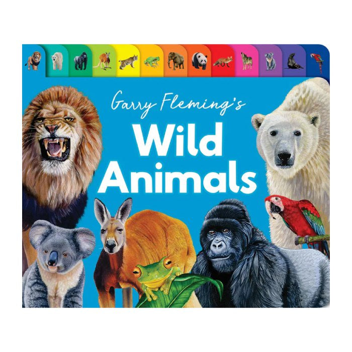 Chunky Tabbed Board Book - Wild Animals of the World