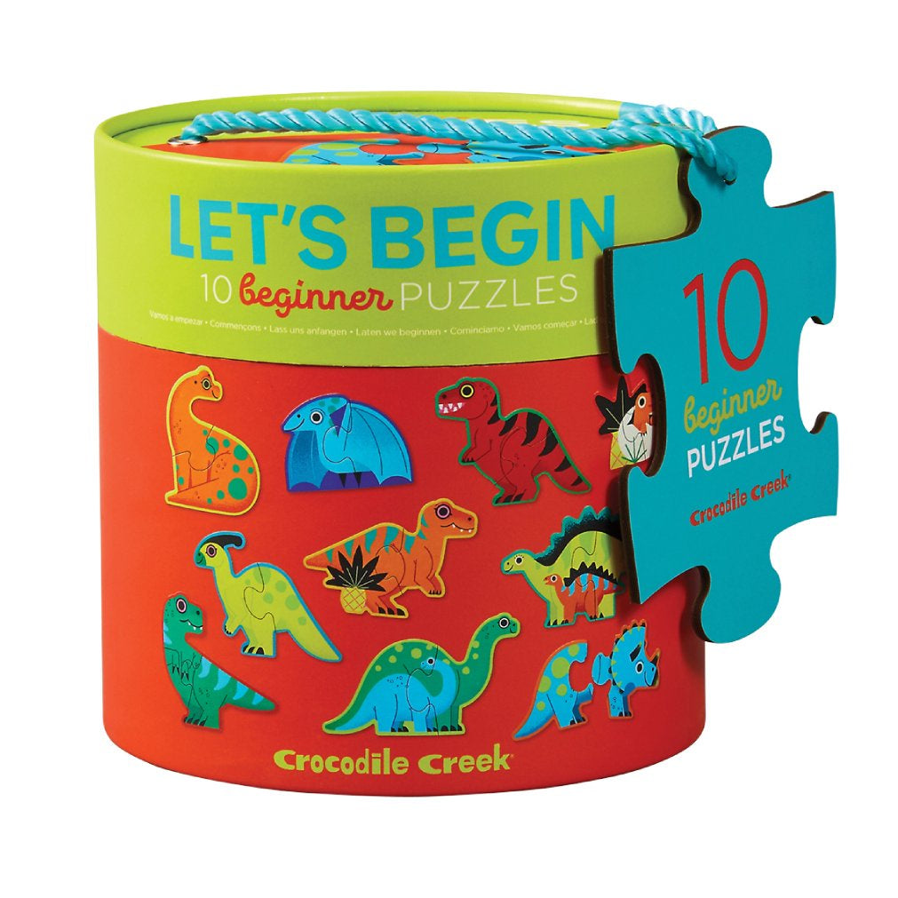 Let's Begin 2 Piece Puzzle - Dinosaur