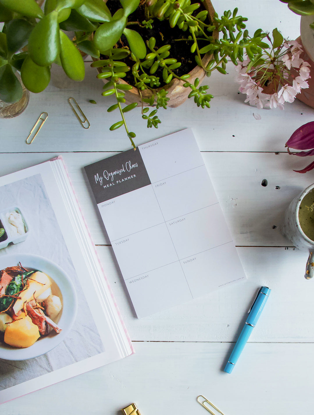 Write To Me - Meal Planner. My Organised Chaos