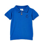 Milky Azure Pique Polo