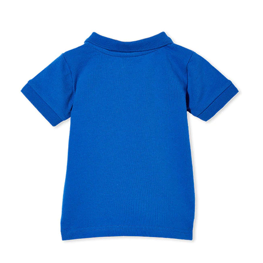 Milky Azure Pique Polo