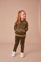 Milky Baby Velour Tipping Hood