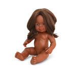 Miniland Anatomically Correct Baby Doll Aboriginal Girl, 38 cm