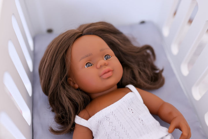 Miniland Anatomically Correct Baby Doll Aboriginal Girl, 38 cm