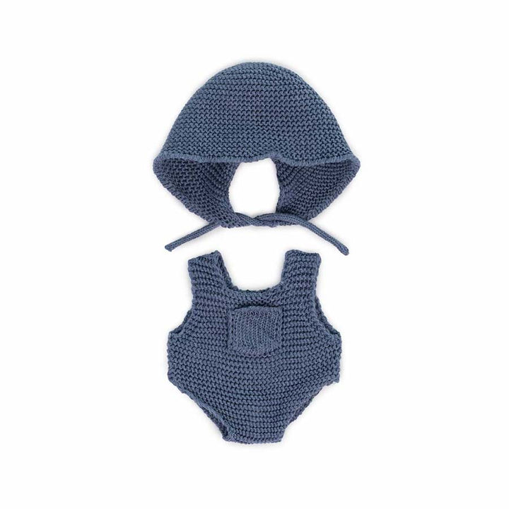 Eco Knitted Rompers & Hood - 21 cm