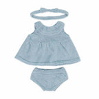 Eco Knitted Dress & Hairband - 38 cm