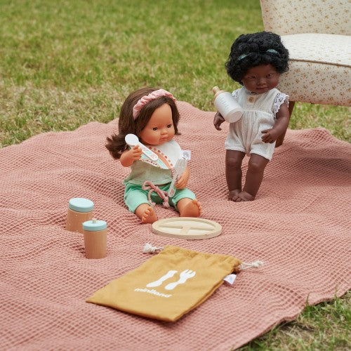 Miniland Doll Wooden Feeding Set