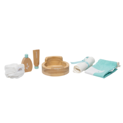 Miniland Doll Wooden Hygiene Set