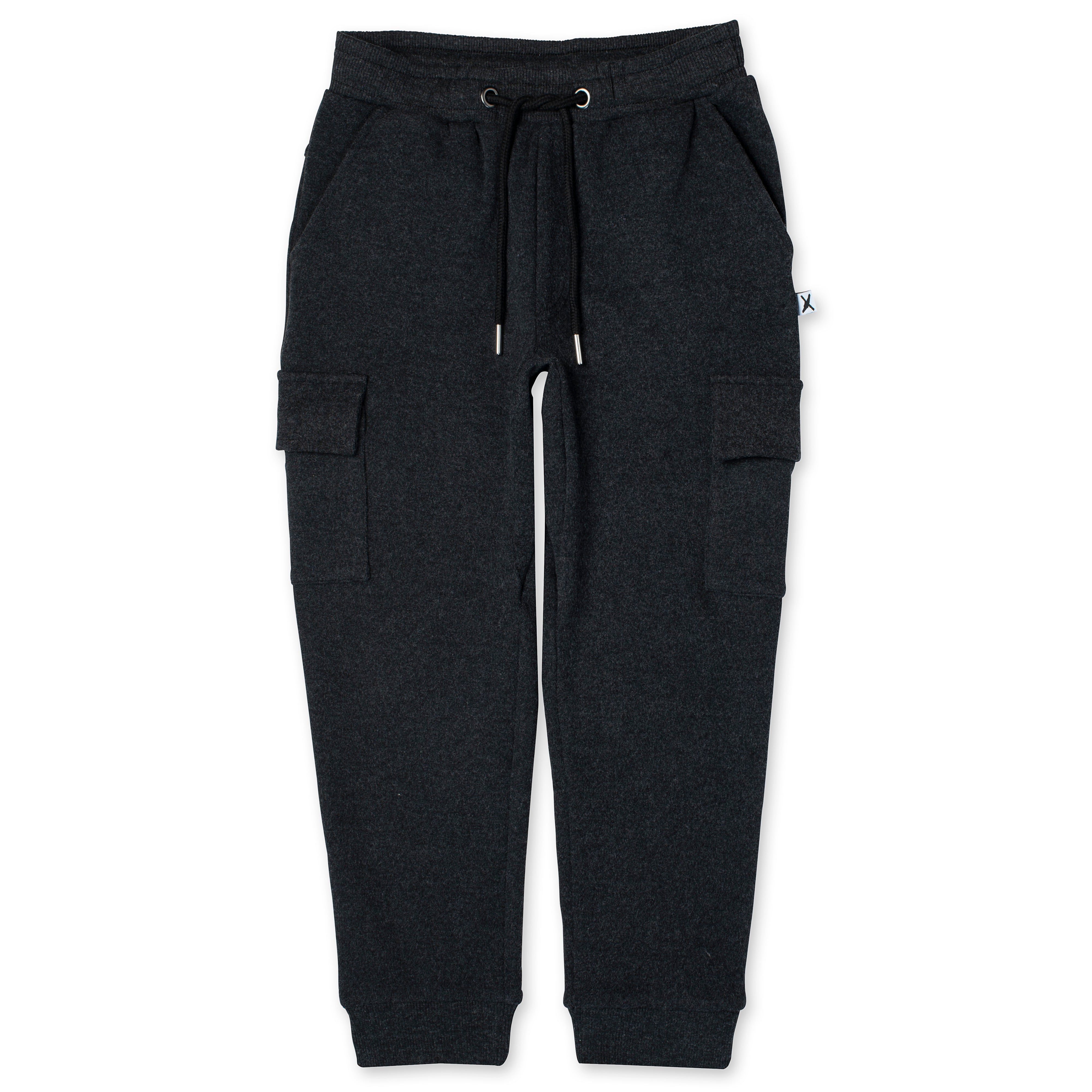 Minti Deluxe Cargo Trackies - Black Marle – Daisy and Hen