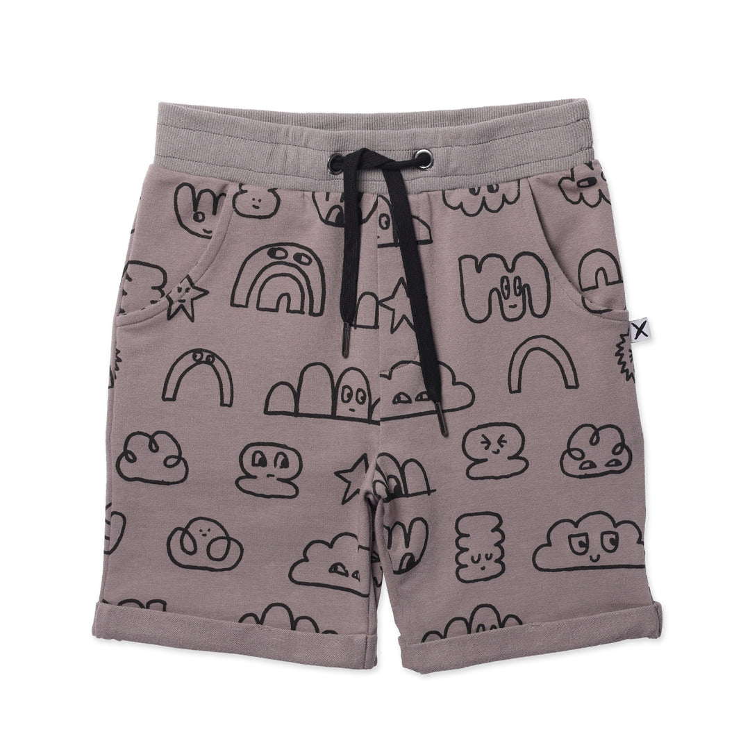 Minti Drawings Short - Dark Grey